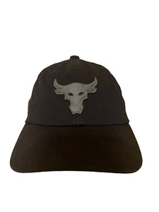 Under Armour UA Free Fit Black Project Rock Cap HAT OSFA FW2020 YOUTH Adjustable - Picture 1 of 9