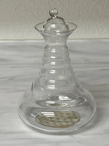 Hexagon Energy Glassware 24K Gold Carafe 44oz Power of Form MCM Style Decanter - Picture 1 of 13