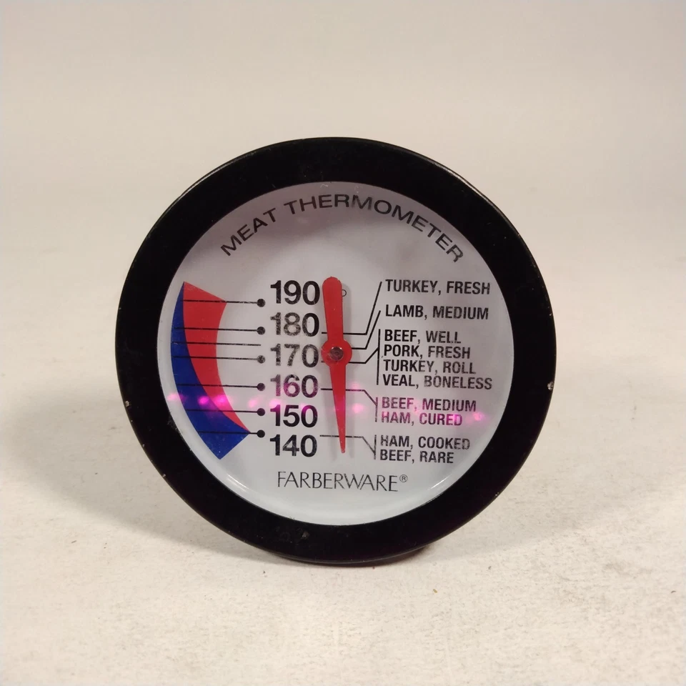 Termómetro para carne Farberware 140-190° esfera grande 3 pulgadas Foto 1 de 2