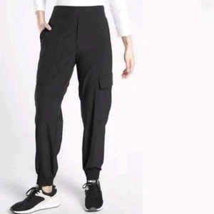 Athleta Chelsea Utility Jogginghose Cargo schwarz Größe 8 - Bild 1 von 9