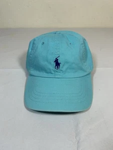 Gorra de béisbol Polo de Ralph Lauren azul naranja con logotipo bordado gorra ajustable - Imagen 1 de 7