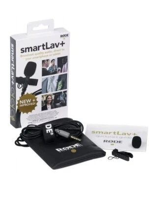 Micrófono condensador Rode Smartlav+ Lavalier para teléfonos inteligentes y tabletas Foto 1 de 3