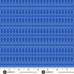 Andover Fabrics - Sun Print 2024 By Alison Glass - Scatter - Sky, Fabric BTY - Picture 1 of 4