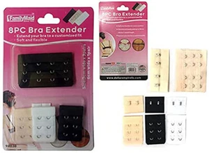 8/pk Bra Extender Extension Assorted Color and Assorted size - Picture 1 of 1