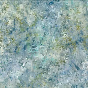 Wilmington Batiks - Shoreline - Twirling Lines - Blue, Fabric BTY - Picture 1 of 6