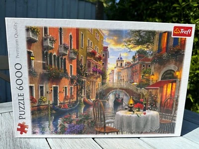 Trefl 65003 “Romantic Supper in Venice” 6000 Piece Jigsaw Puzzle - Image 1 of 4