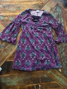 Kids Disney Princess Bell Laced Neck D Signed Tunic Top Size 7/8 - Picture 1 of 4