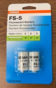 OSRAM 2-Pack White Starter for Fluorescent Lights - Picture 1 of 2