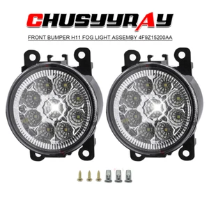 White Clear Lens Replacement Fog Light Lamps For Mitsubishi Eclipse 2006 -2008 - Picture 1 of 10