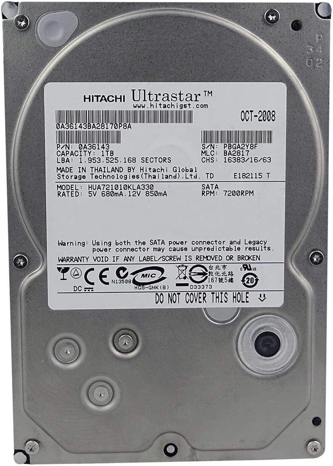 Hitachi Ultrastar A7K1000 1TB,Intern,7200RPM