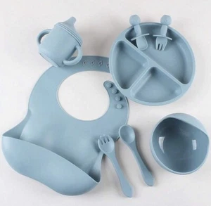 8pcs/Set Tableware Set Children's Dishes Set Baby Cups Forks Spoons Cups Baby - Picture 1 of 3