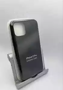 Cover in silicone Per Apple iPhone 11 Pro Nero Originale Apple - Zdjęcie 1 z 2