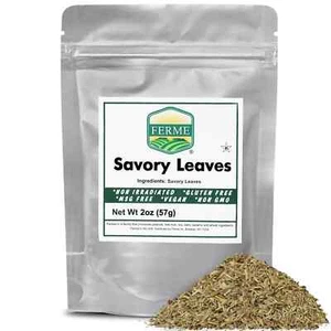 Bohnenkraut geschnitten und gesiebt. Bohnenkraut Gewürzblätter. 2 oz - Bild 1 von 7