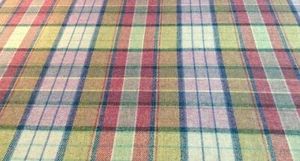 Tela artesanal para tapicería de cortina de lana pura rosa Lewis Candy 140 cm/54 - Imagen 1 de 5