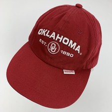 Oklahoma Sooners Est 1890 Signatures Ball Cap Hat Adjustable Baseball