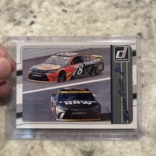2017 Panini Donruss NASCAR Duals Blue Foil /299 Martin Truex Jr #106