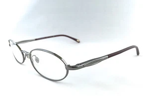 Authentic Tiffany & Co TF 1002 6003 49mm Gunmetal Dark Red Glasses Frames Italy - Picture 1 of 12