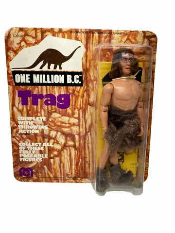 Vintage 1977 Mego One Million B.C. BC Trag Son Caveman Unpunched UNP Card Cover