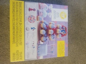 Wilton Dessert Party Kit Unicorn Baking Cups Treat bags stand board banner - Picture 1 of 8