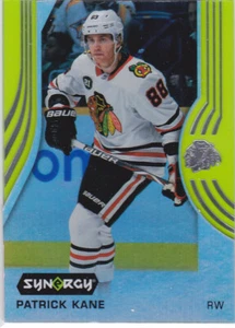19/20 SYNERGY...PATRICK KANE...GREEN PARALLEL...CARD # 20...BLACKHAWKS - Picture 1 of 1