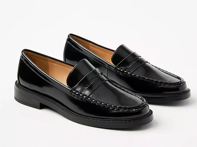 NUEVOS ZAPATOS MOCASINES ANN TAYLOR LOFT PENNY NEGROS TALLA 8 Foto 1 de 2