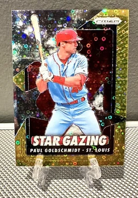 Prizm Paul Goldschmidt 2020 #/10 SSP Gold Disco Star Gazing🔥Cardinals Yankees Foto 1 de 2