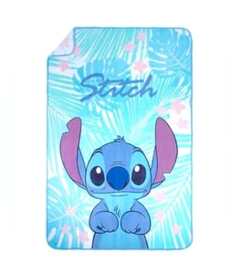 Disney Lilo & Stitch Plüsch Fleece Überwurf Decke - weiche kuschelige Kinderbettwäsche - NEU - Bild 1 von 6