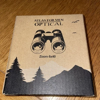 Brand New binoculars From Atlas for Men. Zoom 6 x 40. Boxed & with case. - Image 1 of 4