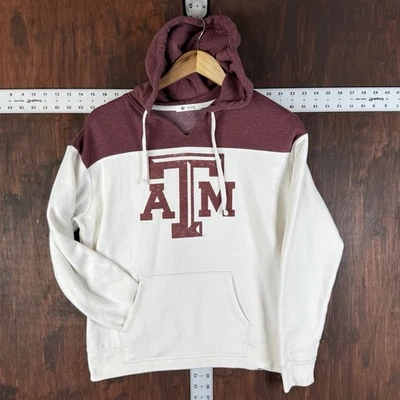 Sudadera para mujer Texas A&M Aggies mediana granate blanca con capucha 47 NCAA ATM Foto 1 de 4