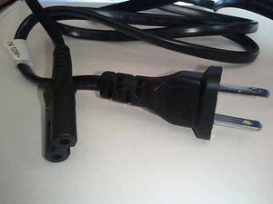 Cable de alimentación de 2 clavijas Epson Stylus R2000 HP Envy impresora HP OJ 6830 lote de 3 - Imagen 1 de 1
