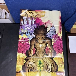 Marvel Comics Guardians Of The Galaxy Promo Poster 2016 gefaltet 24x36 unbenutzt - Bild 1 von 3