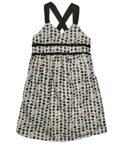 Zoey Girl Size 6 Girls Sleeveless Cross-back Fall Leaves Dress - Picture 1 of 3
