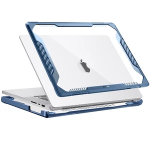 Supcase Coque Bumper pour MacBook Pro 14" 2023 , 2022 et 2021 Bleu - Photo 1/6