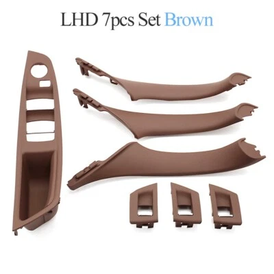 Kit LHD 7 Piezas Rojo Marrón Manijas Puerta (Modelo Estándar) BMW F10 F11 F18 Foto 1 de 4
