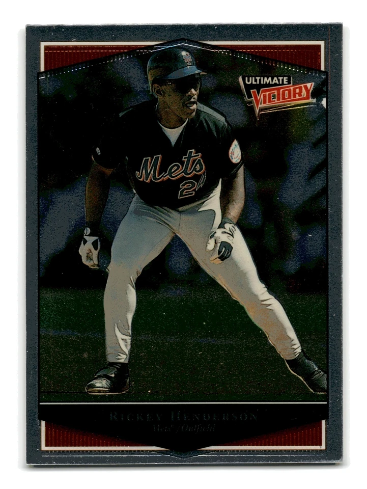Rickey Henderson 1999 Upper Deck Ultimate Victory #69 New York Mets NM-MINT - Image 1 of 2