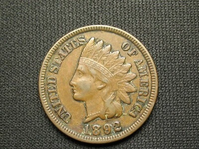 🔥EXTRA FINE🔥 1892 INDIAN HEAD PENNY DIAMONDS & FULL LIBERTY COIN LOT🔥 #154 - Image 1 of 2