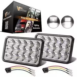 NEW PARTSam led Lighting Accessories 2pc Cherokee Truck Van Headlight - Picture 1 of 15