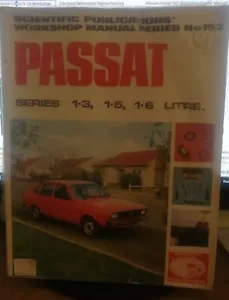 Volkswagen Passat 1.3/1.5 & 1.6 Workshop Repair Manual Upto 1977 with MPN GR152 - Picture 1 of 1