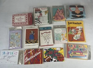Large Lot Of Vintage Party Invitations w/ Envelopes Some Sealed (See Photos!) - Picture 1 of 23