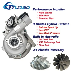 Turbocompresor de alto flujo etapa 1 para Toyota N70 Hilux KUN26 1KD Billet 9 hojas - Imagen 1 de 6