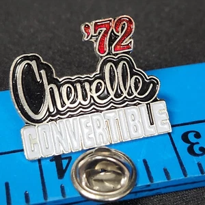 1972 Chevrolet Chevy Chevelle Convertible Car Lapel Pin Hat Tie Tack Badge Tac - Picture 1 of 1