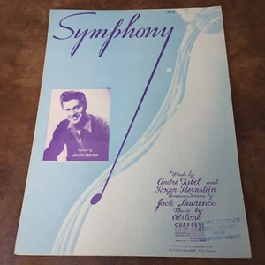 Symphony by Tabet Berstein (Vintage Sheet Music 1945 Chappell) Johnny Desmond - Picture 1 of 3