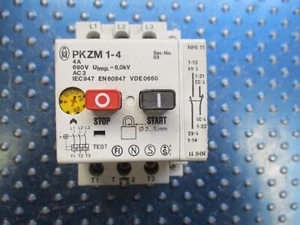 MOELLER MOTOR STATER/PROTECTOR 4A 690V PKZM 1-4 - Picture 1 of 4