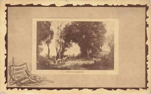Postcard Corot Dance of the Nymphs Vintage Artist Card 1912 Ladies Dancing - Picture 1 of 2