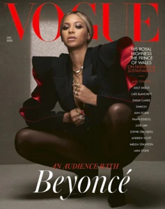 IN AUDIENCE WITH BEYONCE - British Vogue UK Magazine - December 2020 - BRAND NEW - Picture 1 of 1