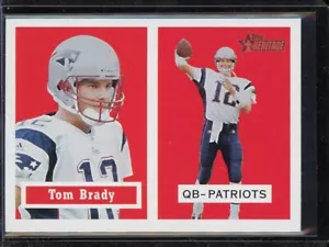 2002 Topps Heritage Black Backs #50 Tom Brady - Foto 1 di 1