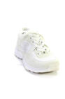 Chanel Womens Suede CC Logo Low Top Trainer Sneakers White Size 36.5 6.5