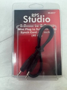 Cable de sincronización RPS Studio de 2,5 mm a 3,5 mm - 16 pulgadas hecho en China nuevo en paquete - Imagen 1 de 3