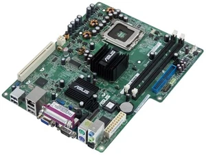 Placa Base ASUS P5LD2-BVM/S LGA775 2x DDR2 PCIe SATA IDE COM BTX - Imagen 1 de 2