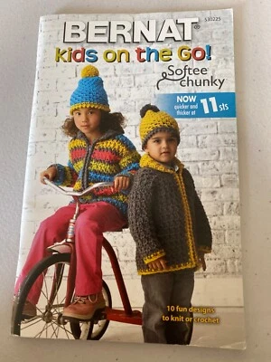 Kids On The Go! Softee Chunky Knit & Crochet Book by Bernat - Image 1 of 4